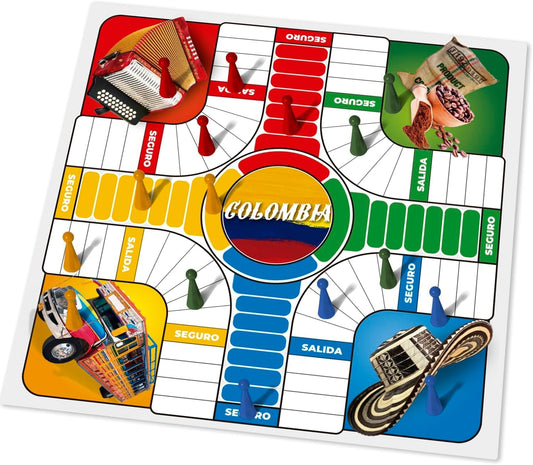Pap Products Parques Colombiano portable board opened for social play