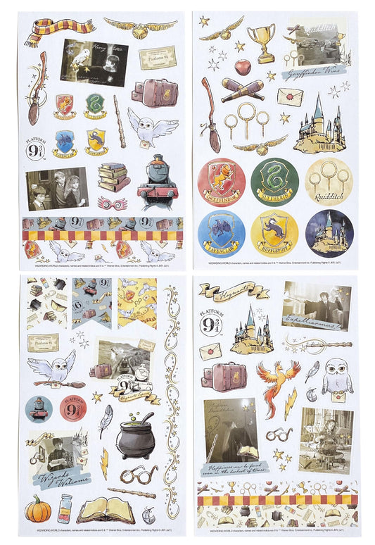 Paper House Harry Potter archival-quality stickers brighten scrapbooks with durable, vibrant wizarding art.