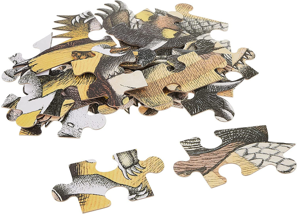 Paper House Productions Where The Wild Things Are puzzle assembly supports independent completion.
