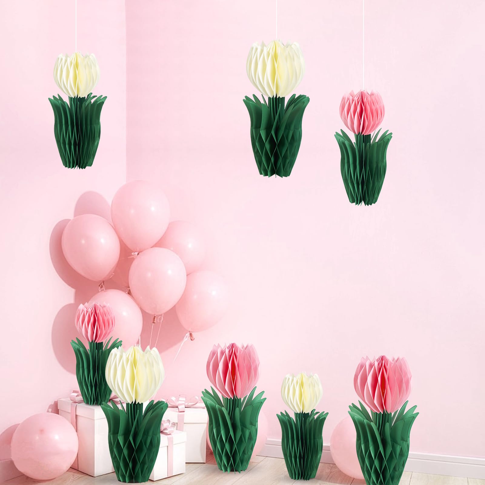 PAPER JAZZ easy setup tulips for fast, stylish decorating