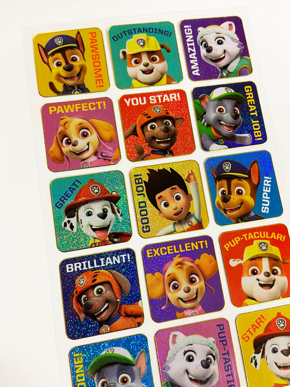 Child crafting with Paper Projects stickers to boost dexterity and creativity