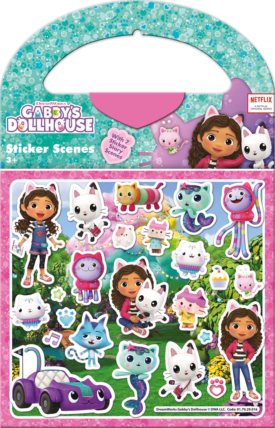 Paper Projects Gabby's Dollhouse six scenes pack sparks imaginative play and decorating