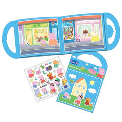 Paper Projects Peppa Pig reusable stickers ideal for endless scene building.