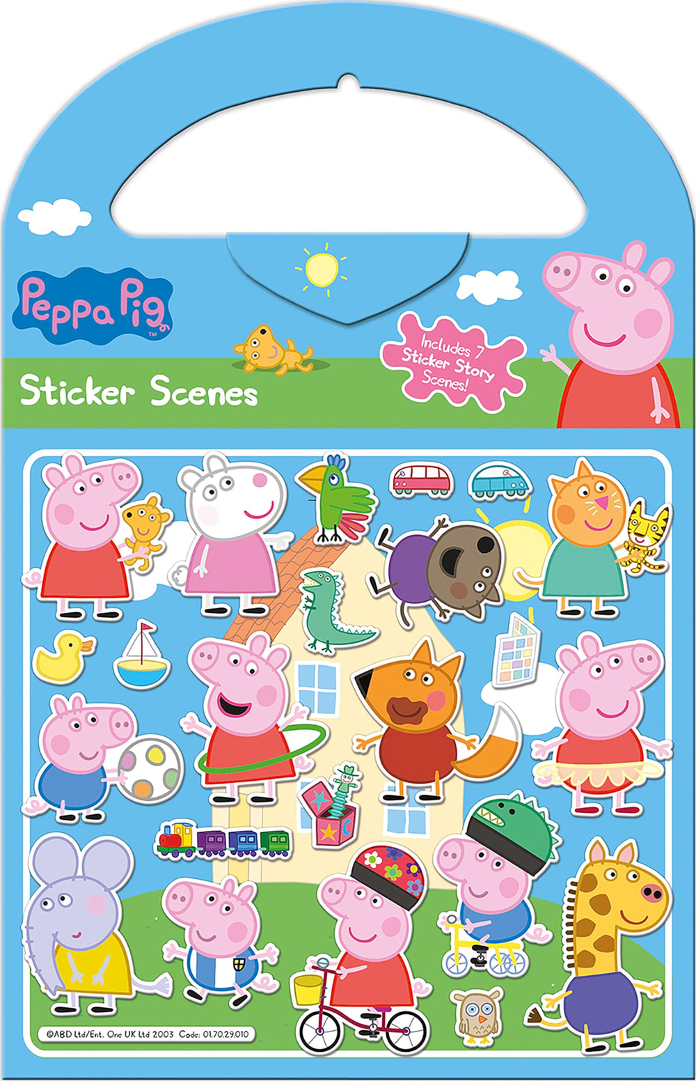 Paper Projects Peppa Pig six-scenes pack for imaginative play and dexterity.