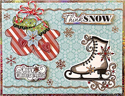 Paper Wishes Dazzles raised-edge finish creates embossed look on cards