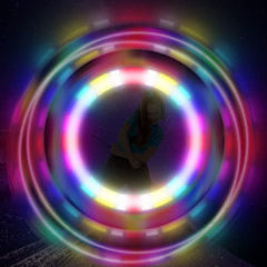 Papi Dada LED POI Balls bottom ring allows hanging scarves for variety.