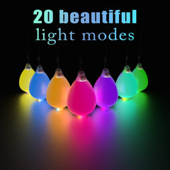 Papi Dada LED POI Balls USB rechargeable design powers the lights in about 2 hours.