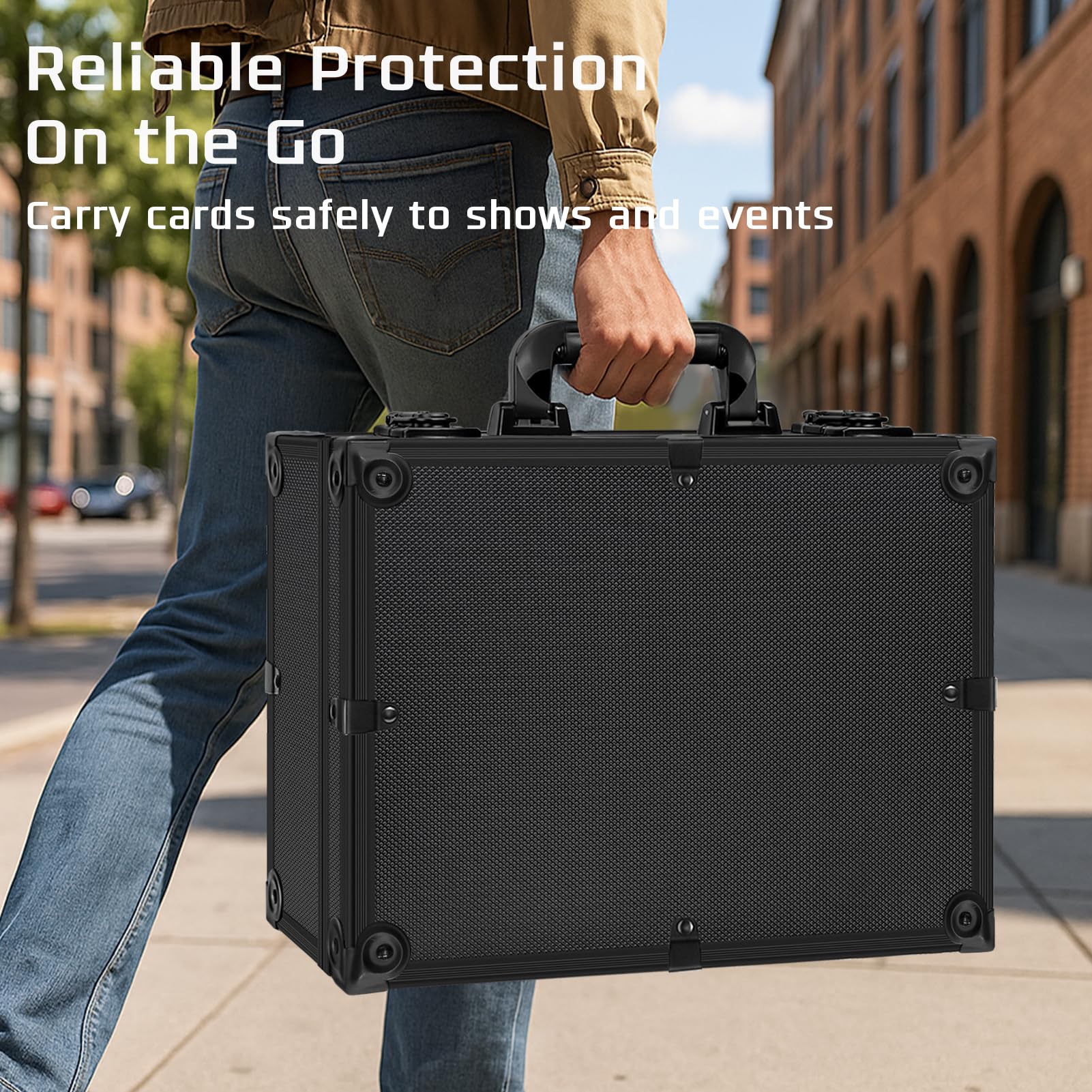 PAPNIX designed for 3x4 toploaders and magnetic holders for versatility.