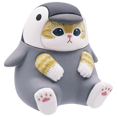 Parade Inc. mofusand marine life meow sitting pose figure—compact size 1.3 to 2 inches.