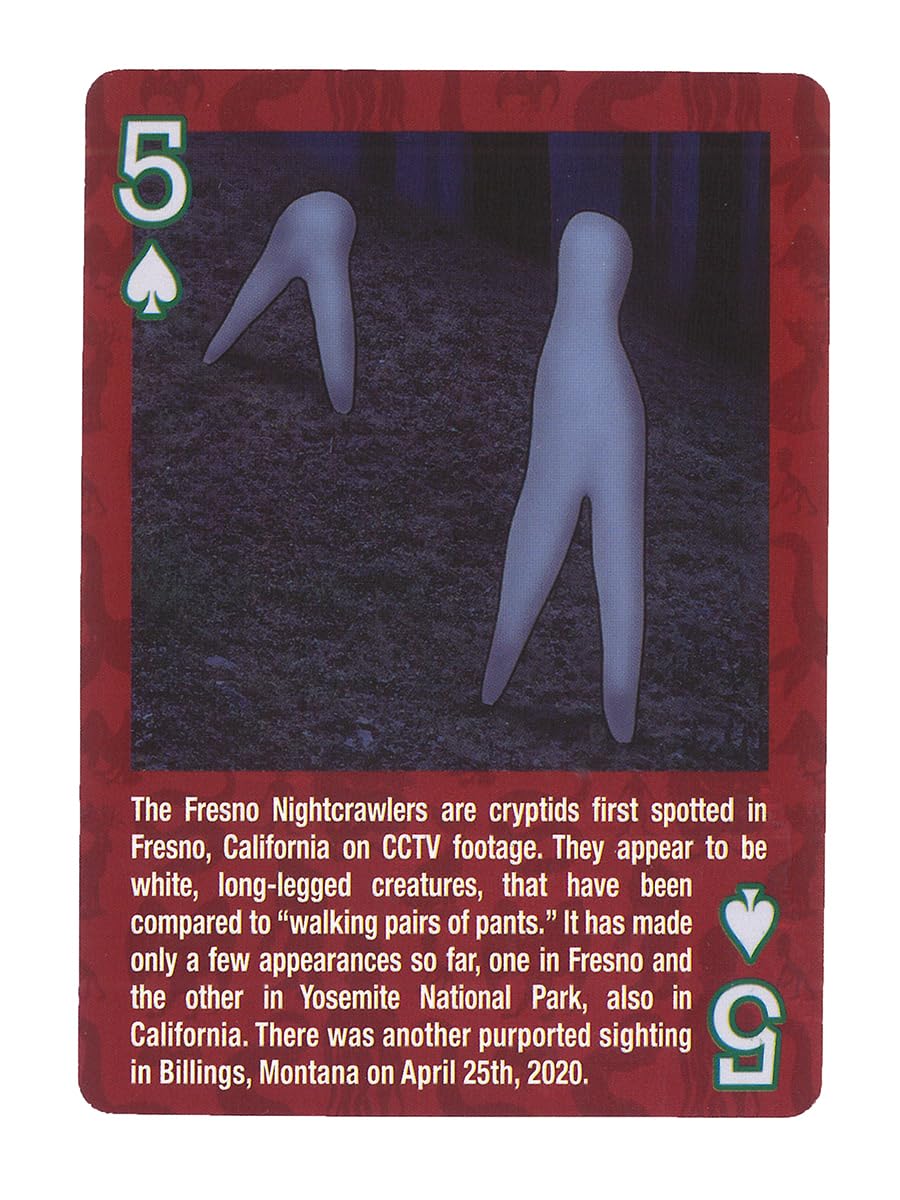 Paradise Cay Publications Bigfoot card—classic cryptid illustration for fans.
