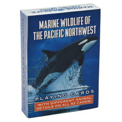 Paradise Cay Publications marine wildlife card deck - vibrant Pacific Northwest sea life illustration, great for learning.