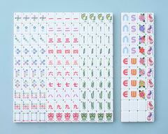 Paradise Mahjong Tiles back design highlights cosmic charm and easy recognition during play.