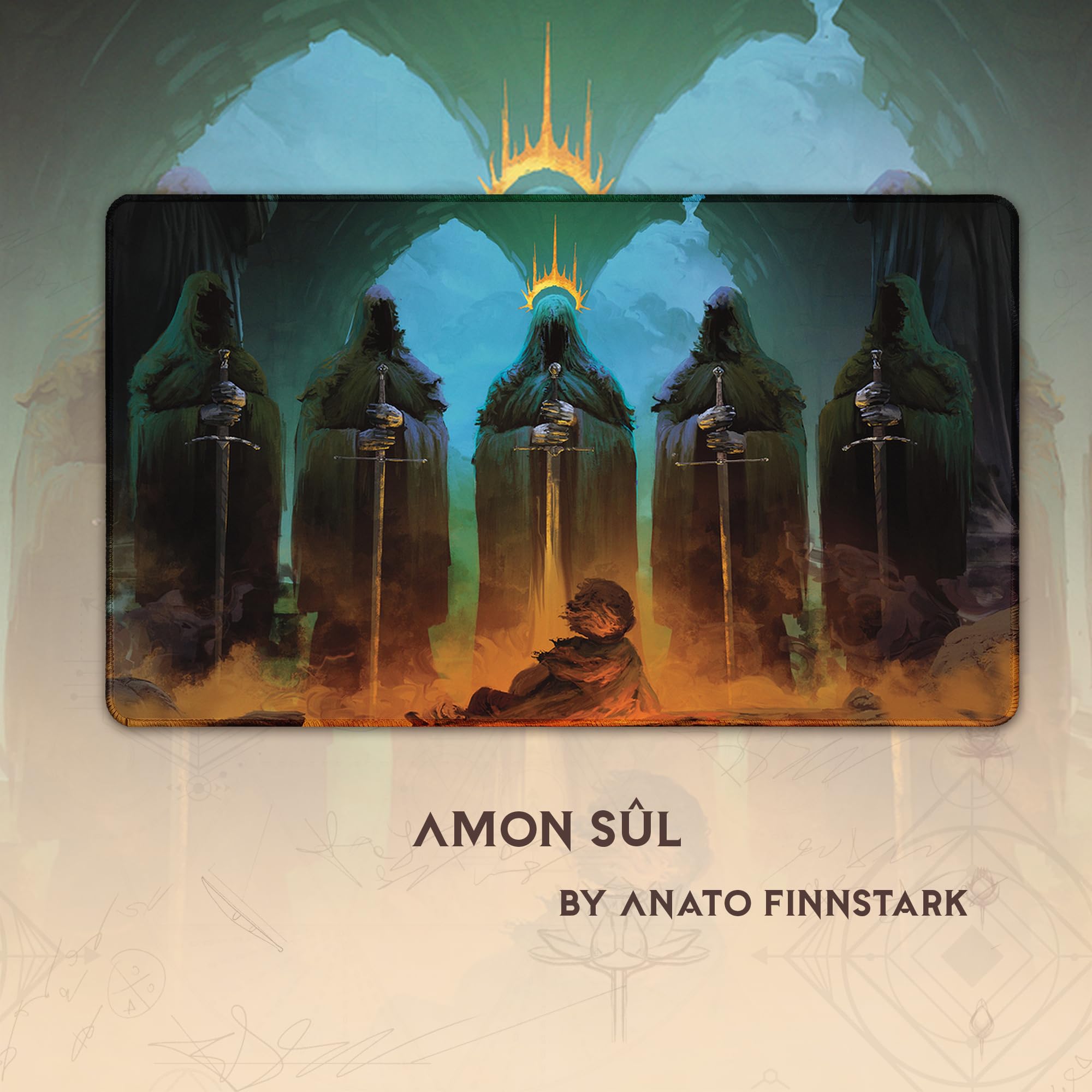 Paramint Amon Sûl card-protection surface supports safe draws and taps