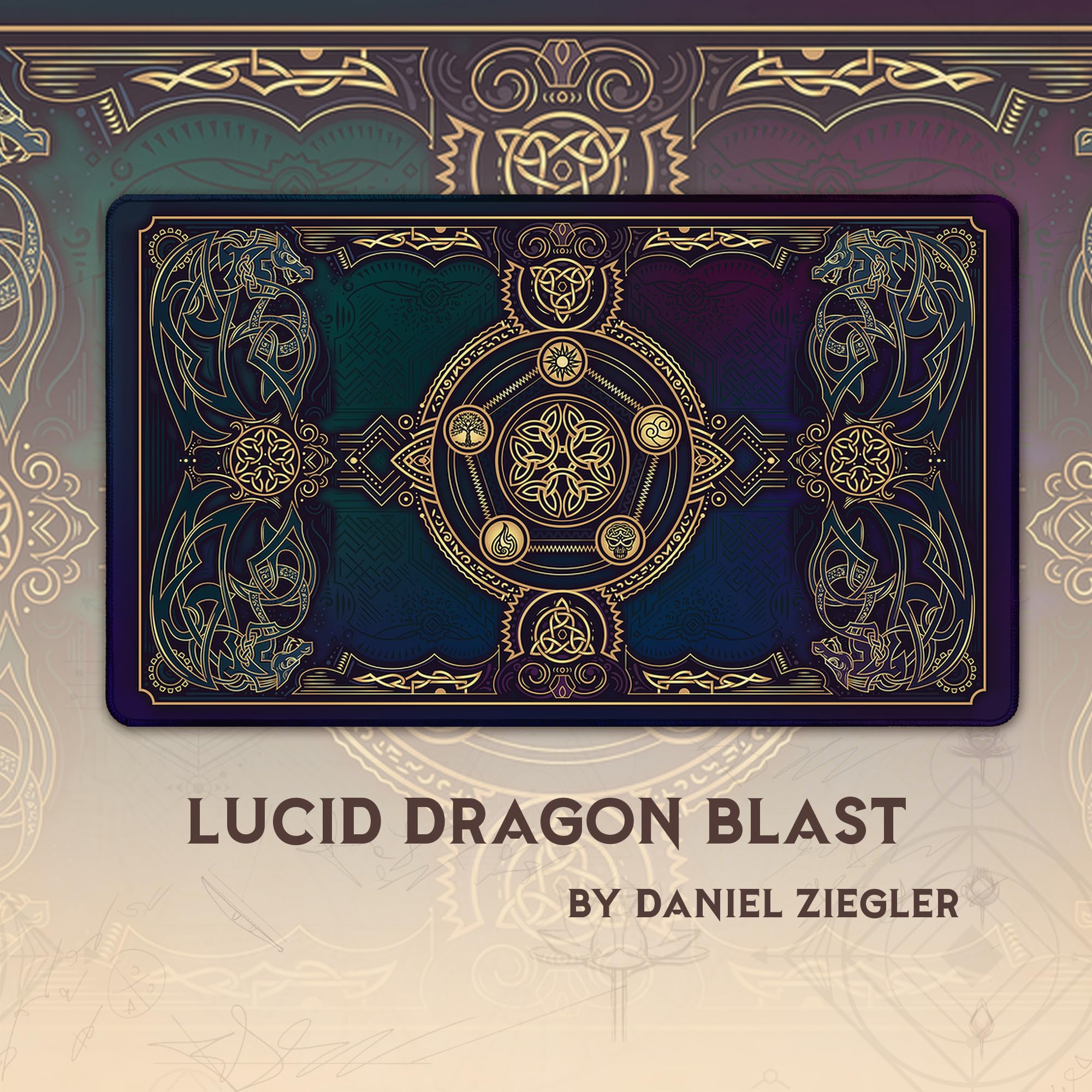 Paramint Lucid Dragon Blast battlefield scene enhances tactical focus during matches.