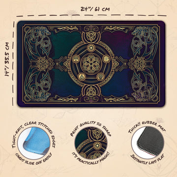 Paramint Lucid Dragon Blast smooth top surface promotes steady card handling.