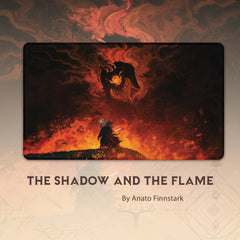 Paramint Shadow and The Flame battlefield scene promotes focused card play.