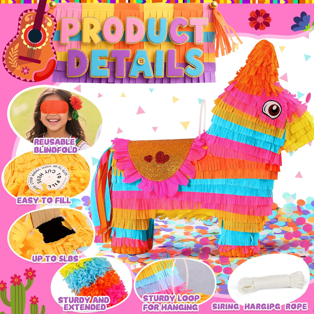 Pardecor 24-inch swing stick included for easy pinata play