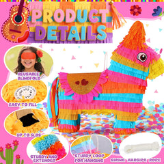 Pardecor 24-inch swing stick included for easy pinata play