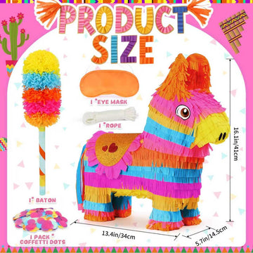 Pardecor pinata with pre-cut filling opening