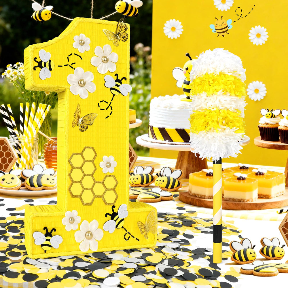 Pardecor Queen Bee Piñata side view showing sturdy construction