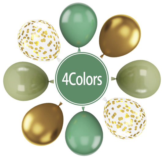 Paready avocado green balloons collection for playful jungle vibes at celebrations.