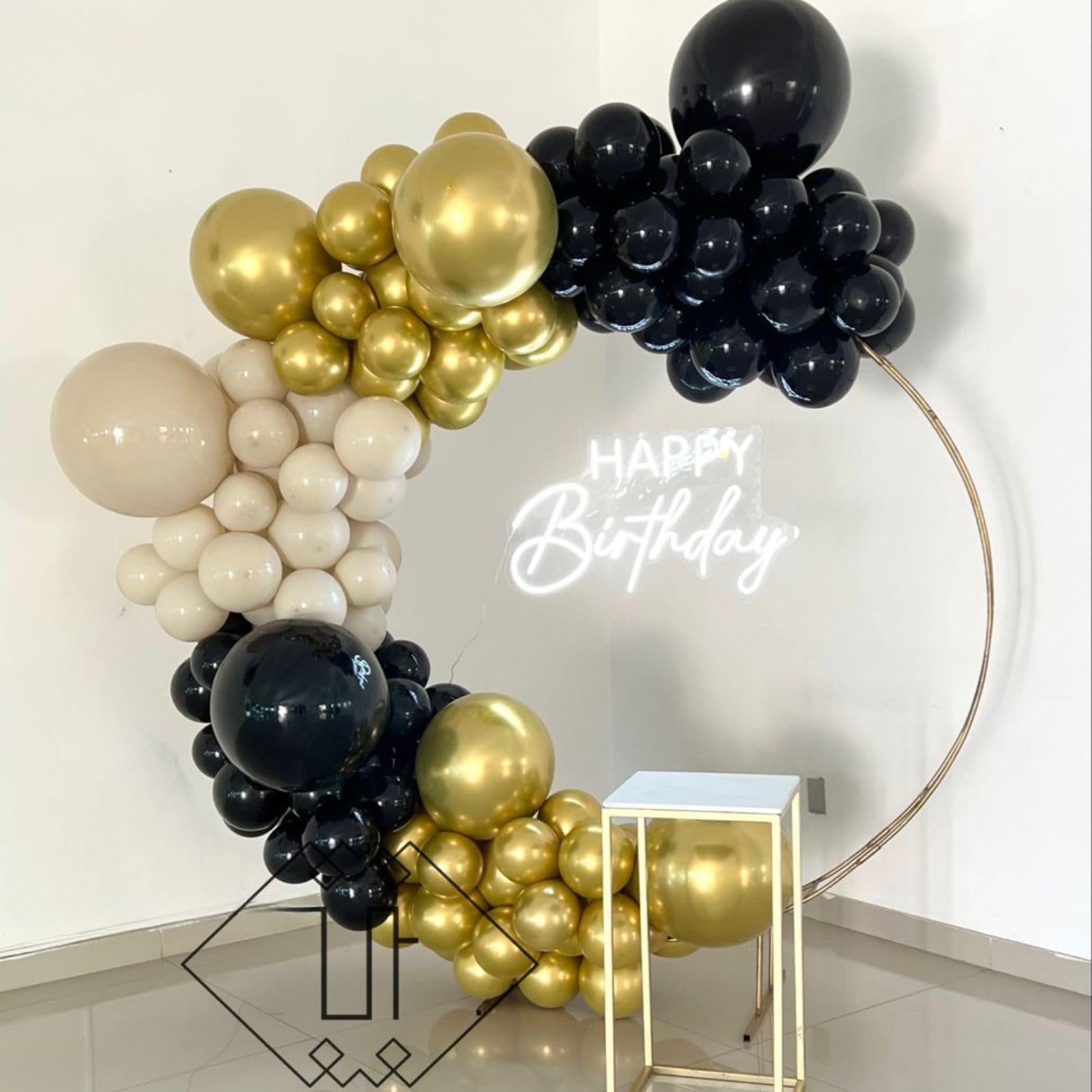 Paready balloon arch assembly idea for dramatic backdrops