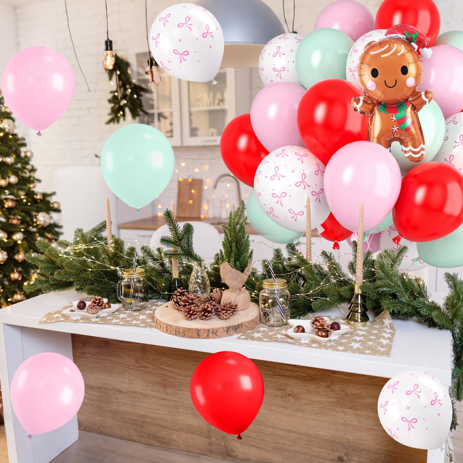 Paready balloon garland arch setup for an easy home centerpiece
