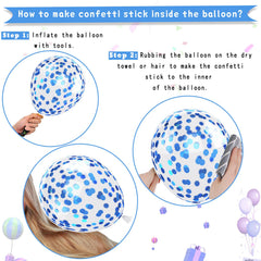 Paready blue balloons ideal for baby showers and photo-worthy decor