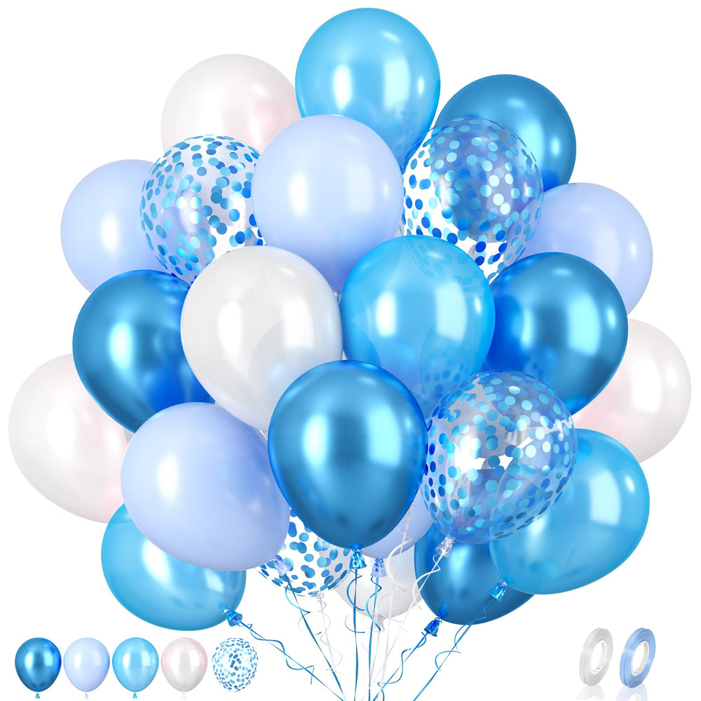 Paready macaron blue balloons for soft, elegant celebration decor