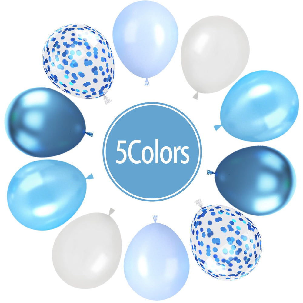 Paready pearl blue balloons add classy shine to any setup