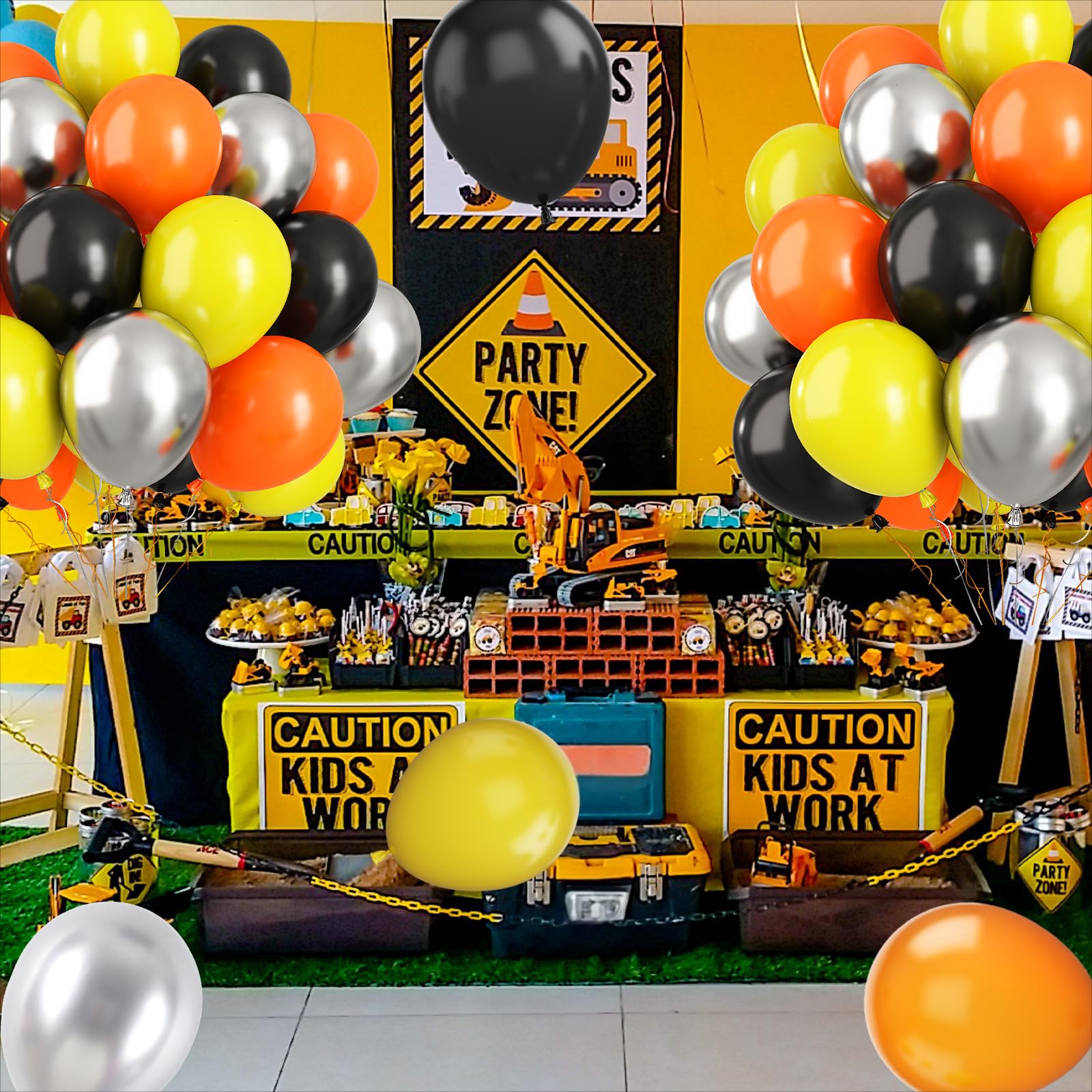 Paready car theme party balloons ideal for kids’ birthday décor