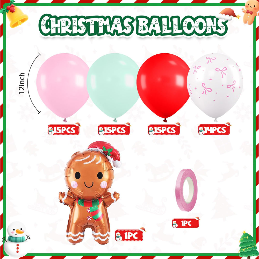 Paready gingerbread-man foil balloon adds playful character to decor