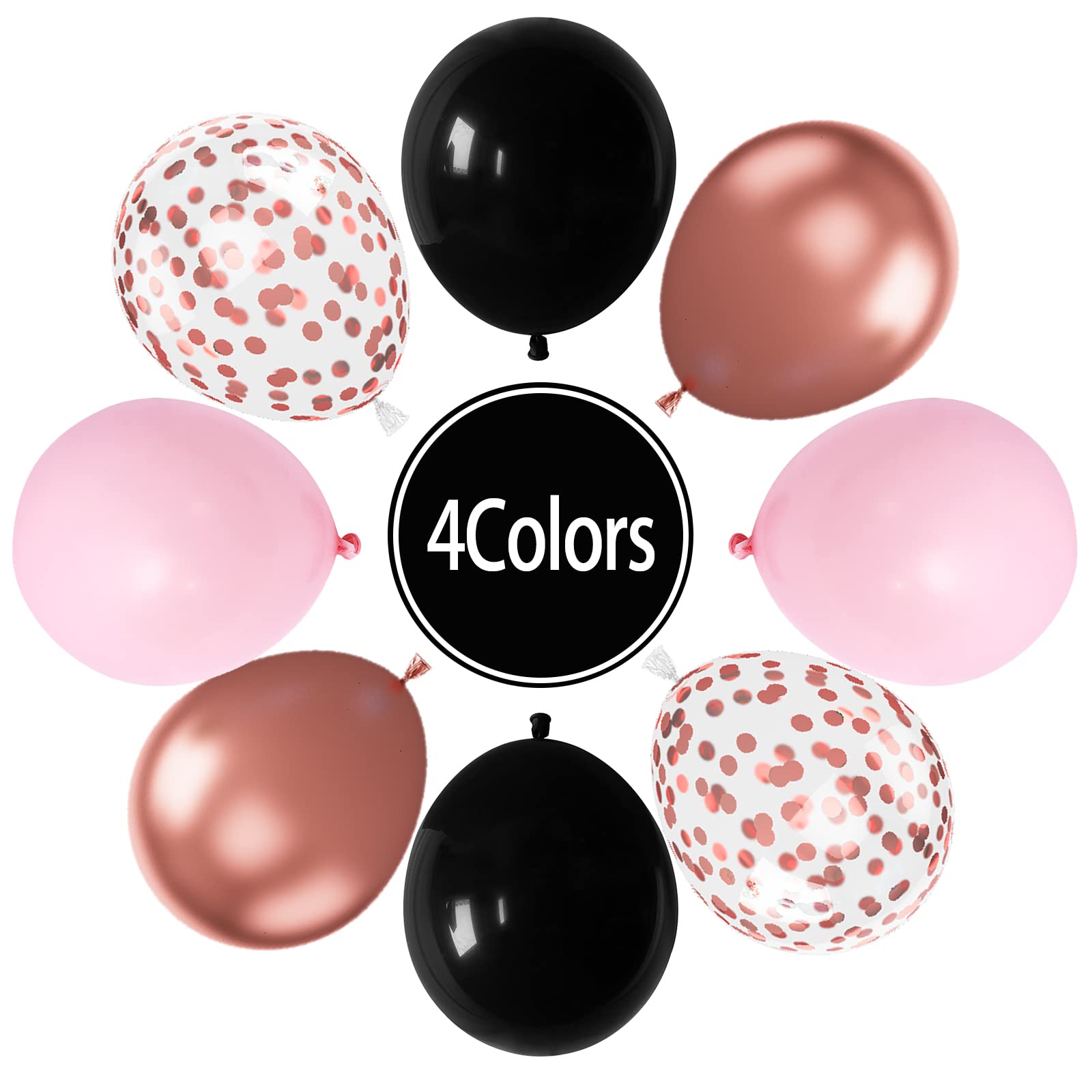 Paready girls birthday theme with bold black and pink accents