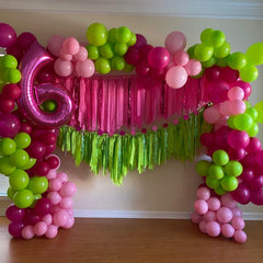 Paready hot pink balloons bring bold color to photo-worthy party setups.