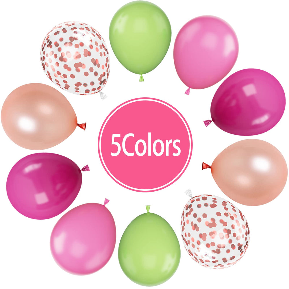 Paready light green 12-inch balloons add fresh tropical flair to celebrations.