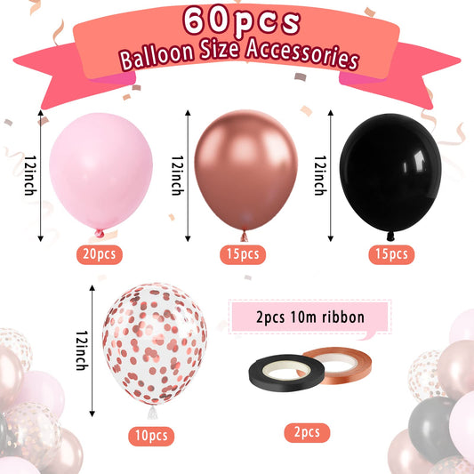 Paready macaron pink latex balloons for playful birthday vibes and easy setup