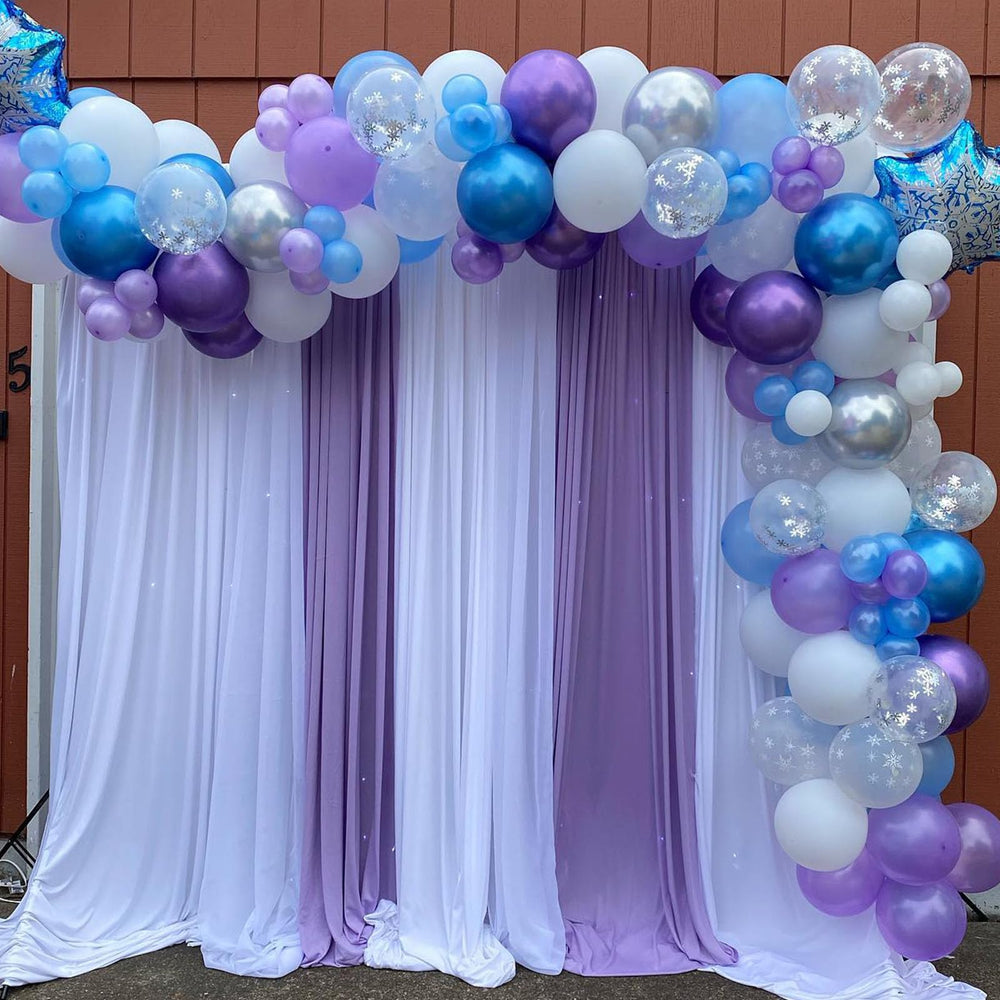Paready metallic purple balloons create vibrant accents for themed parties.