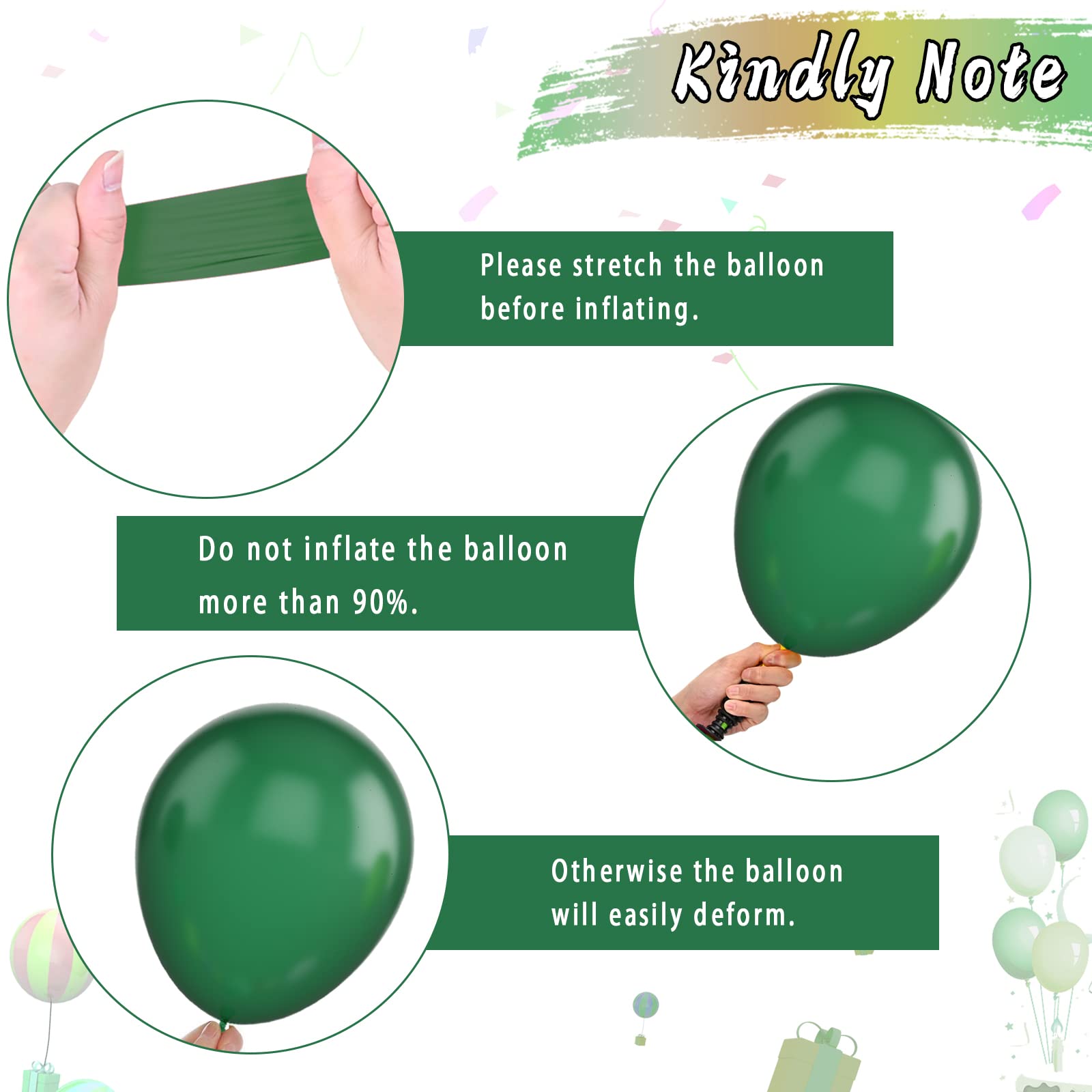 Paready mixed color balloons for customizable birthday or graduation decor.