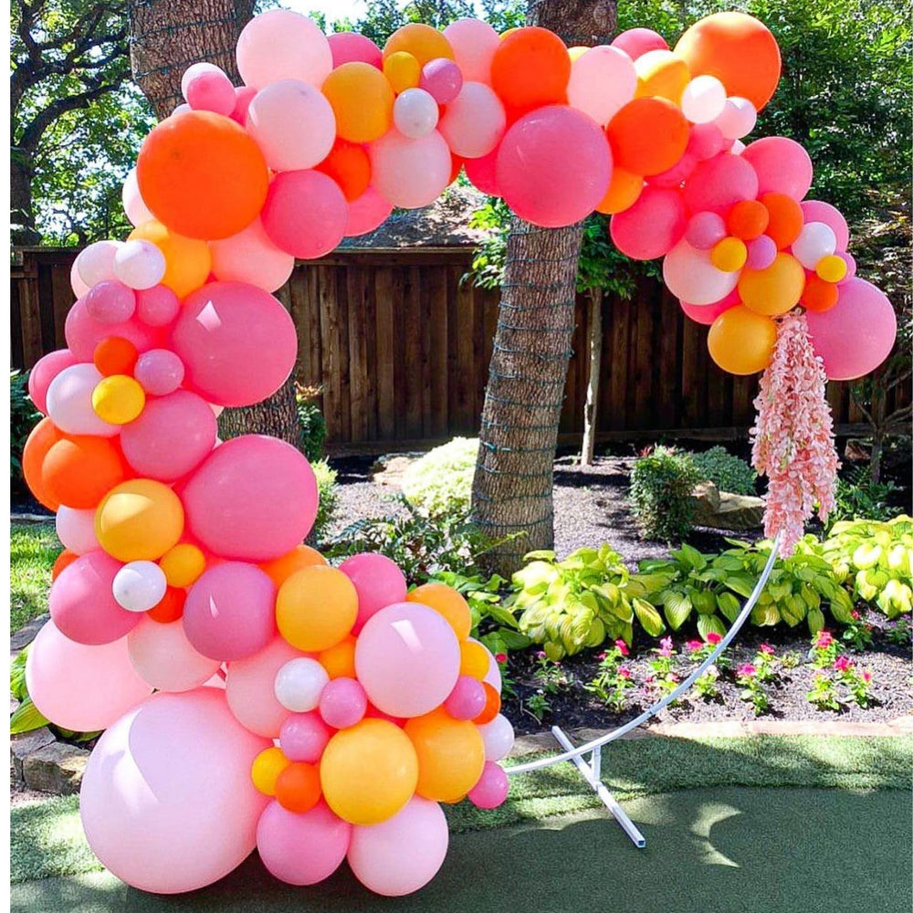 Paready orange matte balloons 12in for lively autumn-inspired decor.