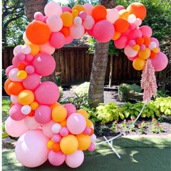 Paready orange matte balloons 12in for lively autumn-inspired decor.
