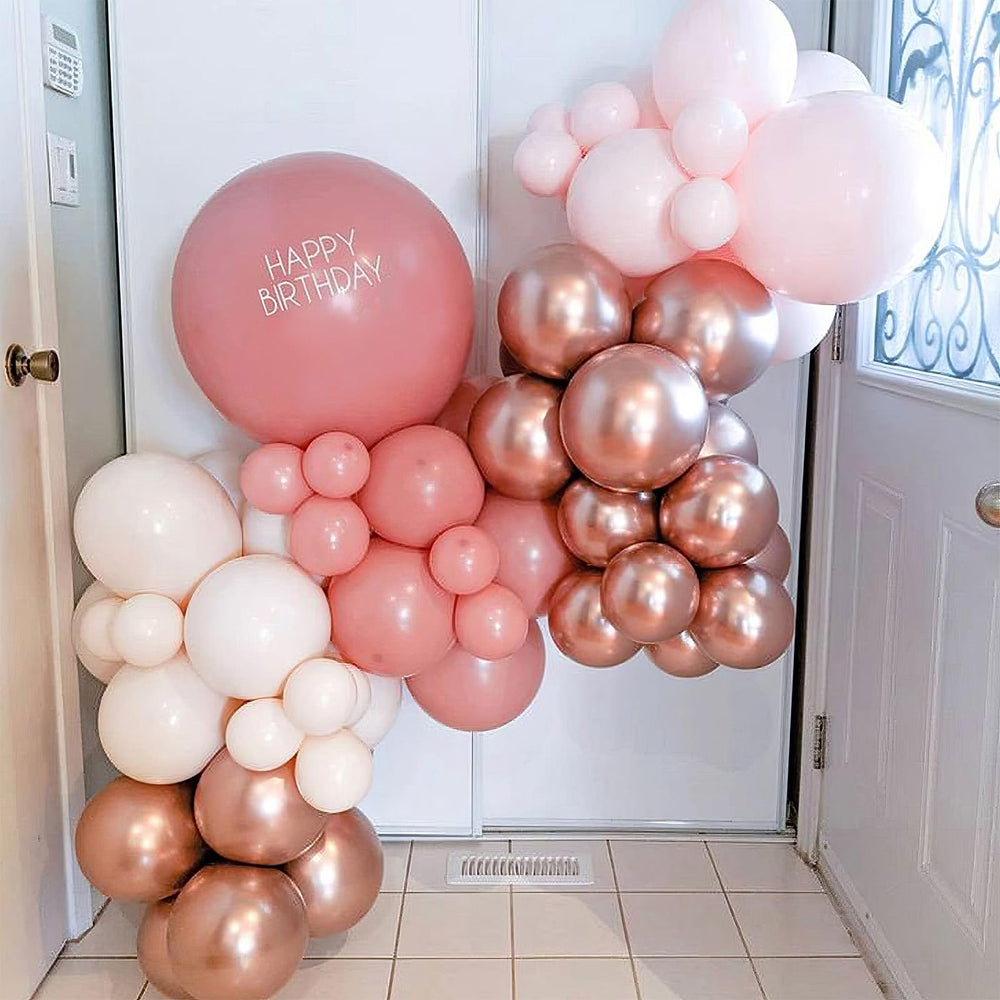 Paready pearl light pink balloons add soft texture to celebrations