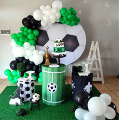 Paready ribbon decoration with balloons for easy DIY balloon arches.