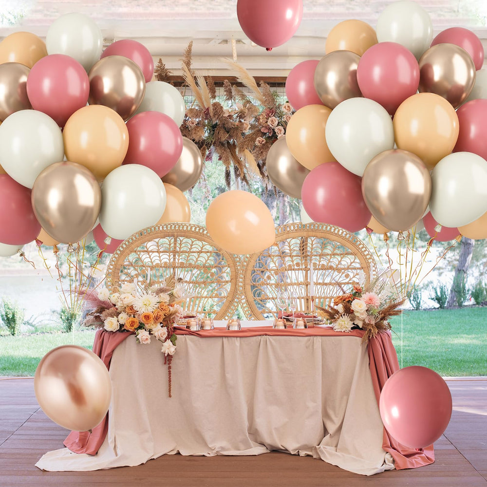 Paready balloons with ribbons inspire easy DIY arches and charming party accents.