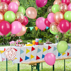 Paready tropical balloons set ready to amplify summer-themed party decor.