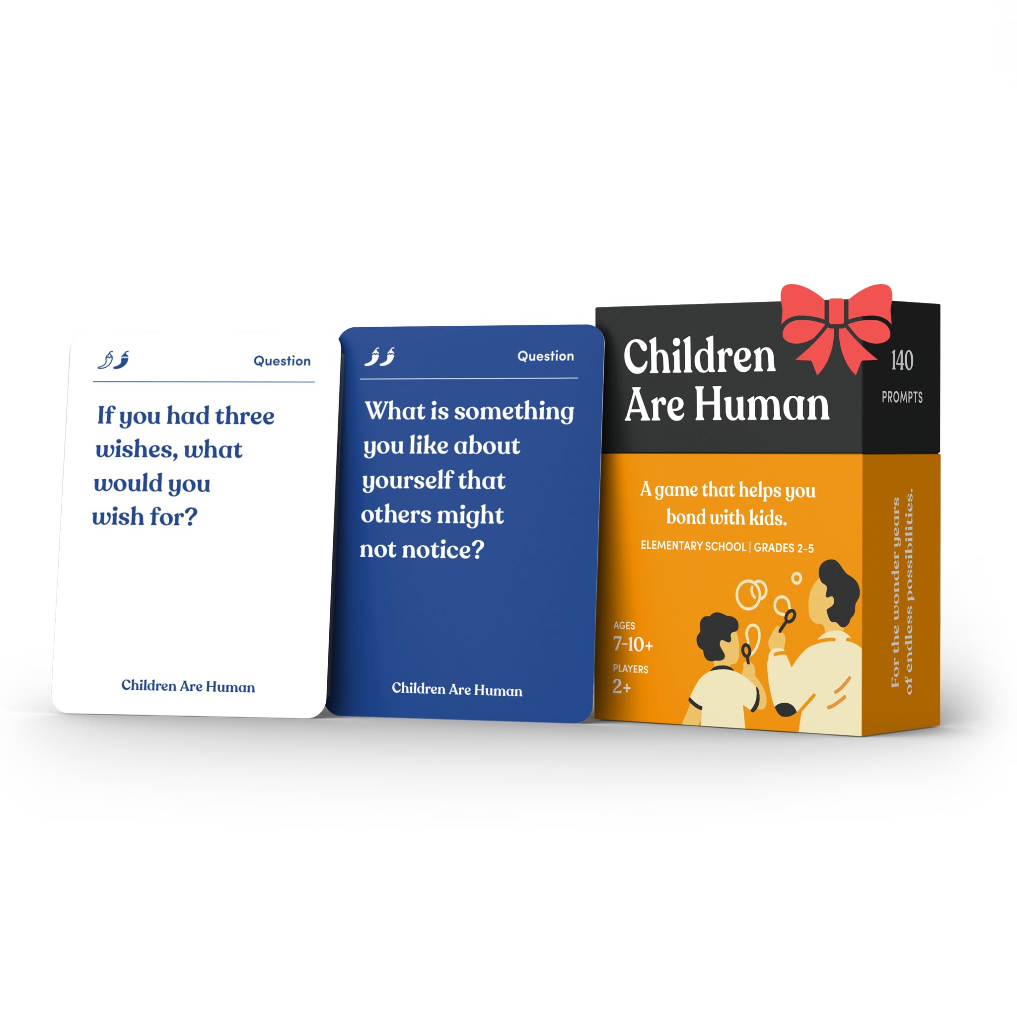 Parents Are Human Children Are Human box front promotes family bonding.