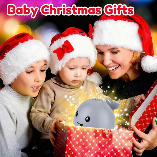 PARHILYAR light-up whale bath toy with soft glow during bath