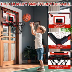 PAROTO three basketballs and pump included for quick setup.