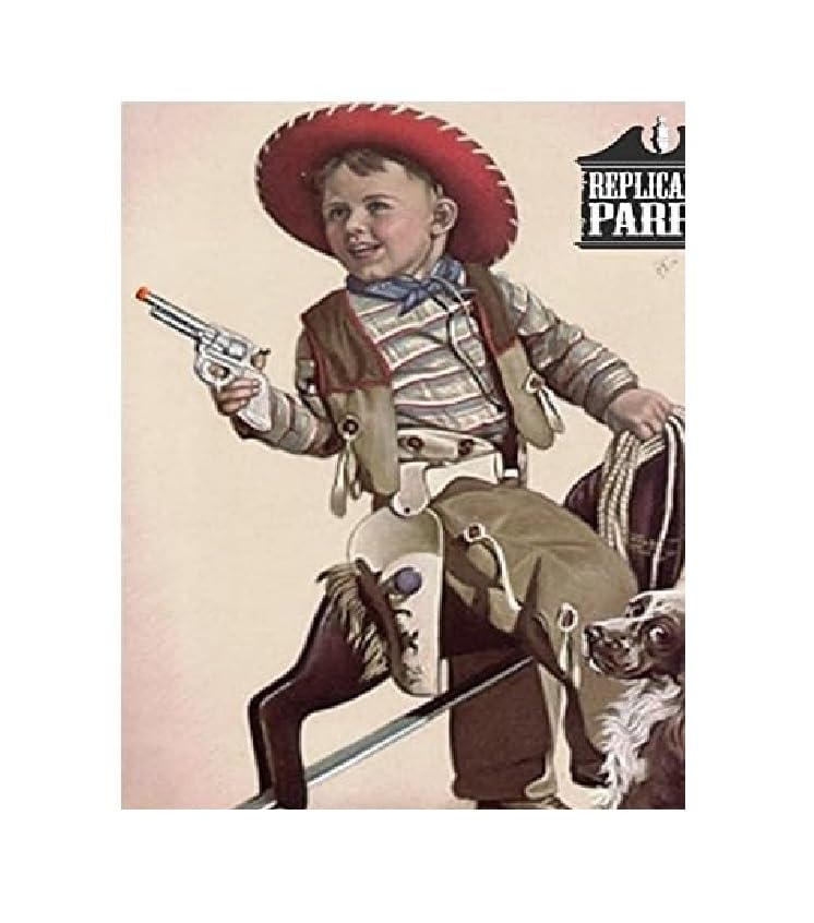 Packaging view of the PARRIS Stagecoach holster set for gifting