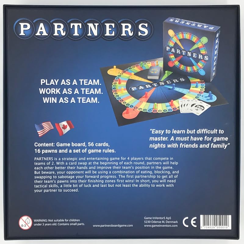 PARTNERS board showing blocks and swaps affecting the race