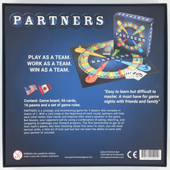 PARTNERS board showing blocks and swaps affecting the race